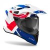 KASK MOTOCYKLOWY AIROH COMMANDER 2 REVEAL BLUE RED GLOSS L